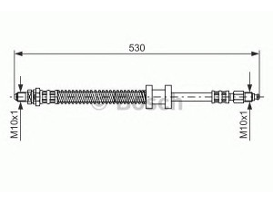 BOSCH 1 987 476 179 stabdžių žarnelė 
 Stabdžių sistema -> Stabdžių žarnelės
1130711, 1151292, XS51 2078 CC