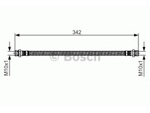 BOSCH 1 987 481 464 stabdžių žarnelė 
 Stabdžių sistema -> Stabdžių žarnelės
MB004451, 58812 43001, 58812 43002