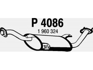FENNO P4086 vidurinis duslintuvas 
 Išmetimo sistema -> Duslintuvas
1953189, 1956103, 1960324, 20100-0F800