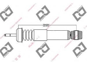 DJ PARTS DS1411HT amortizatorius 
 Pakaba -> Amortizatorius
7700426693