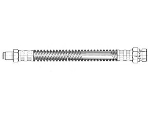 KAWE 510152 stabdžių žarnelė