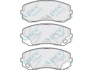 APEC braking PAD1726 stabdžių trinkelių rinkinys, diskinis stabdys 
 Techninės priežiūros dalys -> Papildomas remontas
MK528944, MK528946, MK529909