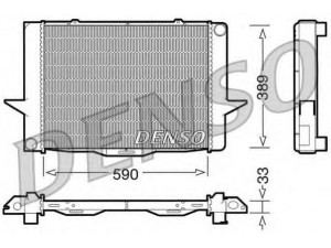 DENSO DRM33040 radiatorius, variklio aušinimas 
 Aušinimo sistema -> Radiatorius/alyvos aušintuvas -> Radiatorius/dalys
1335429, 8603822
