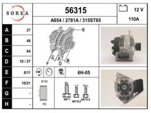EAI 56315 kintamosios srovės generatorius