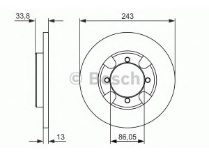 BOSCH 0 986 479 846 stabdžių diskas 
 Dviratė transporto priemonės -> Stabdžių sistema -> Stabdžių diskai / priedai
MB234076, MB238076, MB316676, MB316676