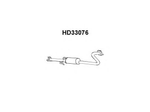 VENEPORTE HD33076 vidurinis duslintuvas 
 Išmetimo sistema -> Duslintuvas
18220SE0G02, 18220SE0G03, 18220SM4G01