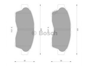 BOSCH 0 986 AB2 242 stabdžių trinkelių rinkinys, diskinis stabdys 
 Techninės priežiūros dalys -> Papildomas remontas
1V193328Z, MN-238M, 04465 30240