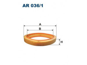 FILTRON AR036/1 oro filtras 
 Techninės priežiūros dalys -> Techninės priežiūros intervalai
0020948804