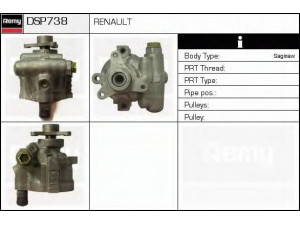 DELCO REMY DSP738 hidraulinis siurblys, vairo sistema 
 Vairavimas -> Vairo pavara/siurblys