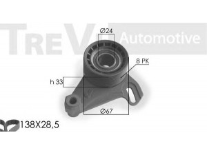 TREVI AUTOMOTIVE KD1084 paskirstymo diržo komplektas 
 Techninės priežiūros dalys -> Papildomas remontas