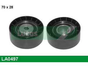 LUCAS ENGINE DRIVE LA0497 kreipiantysis skriemulys, V formos rumbuotas diržas 
 Diržinė pavara -> V formos rumbuotas diržas/komplektas -> Laisvasis/kreipiamasis skriemulys
11281704500, 1704500