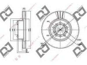 DJ PARTS BD1126 stabdžių diskas 
 Dviratė transporto priemonės -> Stabdžių sistema -> Stabdžių diskai / priedai
1264210412, 1264210512