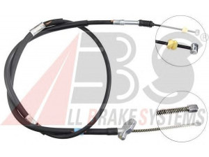 A.B.S. K15977 trosas, stovėjimo stabdys 
 Stabdžių sistema -> Valdymo svirtys/trosai
46430-33010