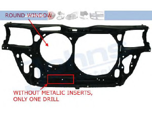 JOHNS 95 48 04-3 priekinis variklio gaubtas 
 Kėbulas -> Kėbulo dalys/ sparnas/buferis -> Priekinis aerodinaminio pasipriešinimo sumažinimas/grotelės
3B0 805 594G, 3B0 805 594M