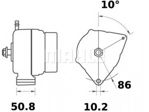 MAHLE ORIGINAL MG 315 kintamosios srovės generatorius
217 92 53/0