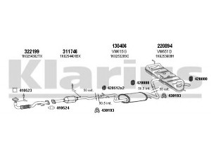KLARIUS 931237E išmetimo sistema