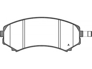 OPEN PARTS BPA0396.10 stabdžių trinkelių rinkinys, diskinis stabdys 
 Techninės priežiūros dalys -> Papildomas remontas
4605A041, MN116445, MR407422, MR510539