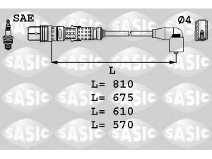 SASIC 9286006 uždegimo laido komplektas