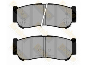 Brake ENGINEERING PA1771 stabdžių trinkelių rinkinys, diskinis stabdys 
 Techninės priežiūros dalys -> Papildomas remontas
583022BA00, 583022BA20, 583022BA40