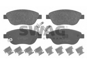 SWAG 40 91 6630 stabdžių trinkelių rinkinys, diskinis stabdys 
 Techninės priežiūros dalys -> Papildomas remontas
1605 354, 93189816, 93189816
