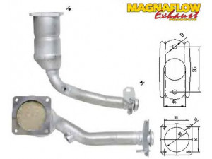 MAGNAFLOW 76001 katalizatoriaus keitiklis 
 Išmetimo sistema -> Katalizatoriaus keitiklis
1731EY, 1731L2, 1731S3
