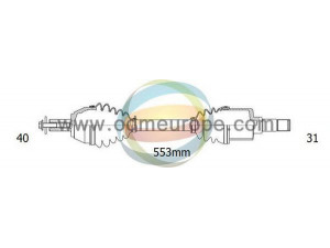 ODM-MULTIPARTS 18-271350 kardaninis velenas 
 Ratų pavara -> Kardaninis velenas
LR 002620, LR 005870
