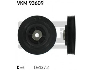 SKF VKM 93609 skriemulys, alkūninis velenas 
 Diržinė pavara -> Dirželio skriemulys
77 00 858 731
