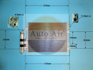 AUTO AIR GLOUCESTER 16-8693 kondensatorius, oro kondicionierius 
 Oro kondicionavimas -> Kondensatorius
2765000QAM, 8200221131, 8200221132