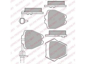 DELPHI LP1903 stabdžių trinkelių rinkinys, diskinis stabdys 
 Techninės priežiūros dalys -> Papildomas remontas
3D0 698 151B, 4B0 698 151L, 3D0 698 151B