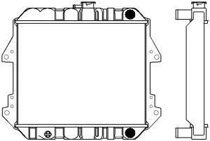 SAKURA  Automotive 1431-0202 radiatorius, variklio aušinimas