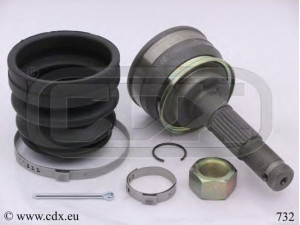 CDX 732 jungčių komplektas, kardaninis velenas