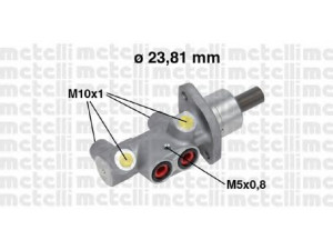 METELLI 05-0704 pagrindinis cilindras, stabdžiai 
 Stabdžių sistema -> Pagrindinis stabdžių cilindras
77 01 208 880