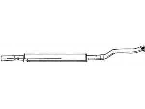 AKS DASIS SG16409 vidurinis duslintuvas