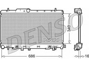 DENSO DRM36018 radiatorius, variklio aušinimas
45111FE020