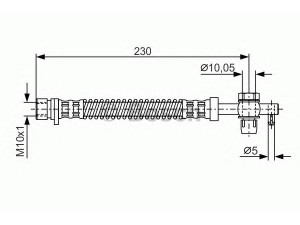 BOSCH 1 987 481 120 stabdžių žarnelė 
 Stabdžių sistema -> Stabdžių žarnelės
ANR 3628, ANR 3628