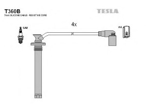 TESLA T360B uždegimo laido komplektas 
 Kibirkšties / kaitinamasis uždegimas -> Uždegimo laidai/jungtys
477F-3707130-60