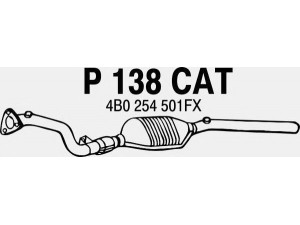 FENNO P138CAT katalizatoriaus keitiklis 
 Išmetimo sistema -> Katalizatoriaus keitiklis
BM91073H, 4B0254501FX