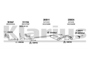 KLARIUS 940265E išmetimo sistema 
 Išmetimo sistema -> Išmetimo sistema, visa