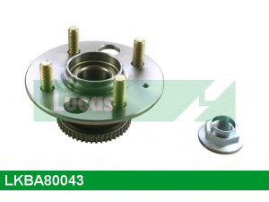 LUCAS ENGINE DRIVE LKBA80043 rato guolio komplektas 
 Ašies montavimas/vairavimo mechanizmas/ratai -> Rato stebulė/montavimas -> Rato guolis