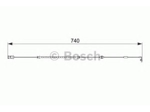 BOSCH 1 987 474 587 įspėjimo kontaktas, stabdžių trinkelių susidėvėjimas 
 Stabdžių sistema -> Susidėvėjimo indikatorius, stabdžių trinkelės
1238442, 13122323, 6238075, 90498321