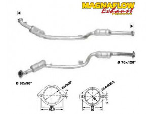 MAGNAFLOW 75014 katalizatoriaus keitiklis 
 Išmetimo sistema -> Katalizatoriaus keitiklis
2104900347