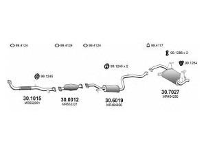 ASSO ART3469 išmetimo sistema 
 Išmetimo sistema -> Išmetimo sistema, visa