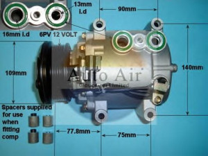AUTO AIR GLOUCESTER 14-1004P kompresorius, oro kondicionierius 
 Oro kondicionavimas -> Kompresorius/dalys
1X4H195629AB, XR820839, 7X4319D629AA