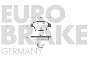 EUROBRAKE 5502221954 stabdžių trinkelių rinkinys, diskinis stabdys 
 Techninės priežiūros dalys -> Papildomas remontas
425322, 425325, 425340, 425398