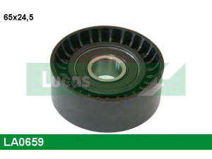 LUCAS ENGINE DRIVE LA0659 kreipiantysis skriemulys, V formos rumbuotas diržas 
 Diržinė pavara -> V formos rumbuotas diržas/komplektas -> Laisvasis/kreipiamasis skriemulys