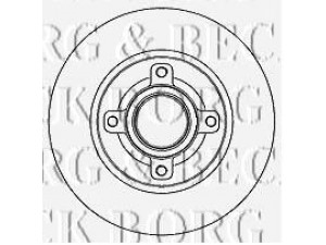 BORG & BECK BBD5808S stabdžių diskas 
 Dviratė transporto priemonės -> Stabdžių sistema -> Stabdžių diskai / priedai
424919, 424932, E169512, 424919