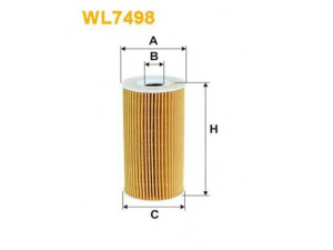 WIX FILTERS WL7498 alyvos filtras 
 Filtrai -> Alyvos filtras