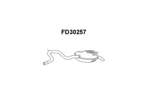 VENEPORTE FD30257 galinis duslintuvas 
 Išmetimo sistema -> Duslintuvas
1002650, 1011114, 1040865, 1041178