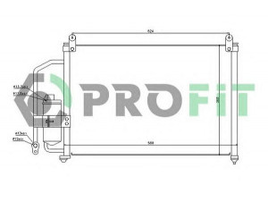 PROFIT PR 1106C1 kondensatorius, oro kondicionierius 
 Oro kondicionavimas -> Kondensatorius
96274635, 96303204, 96274635, 96303204