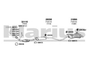 KLARIUS 630459E išmetimo sistema 
 Išmetimo sistema -> Išmetimo sistema, visa